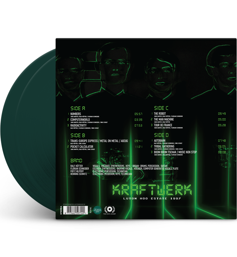 Kraftwerk – Luton Hoo Estate 1997 (Limitierte Doppel-LP auf grünem 180g-Vinyl)
