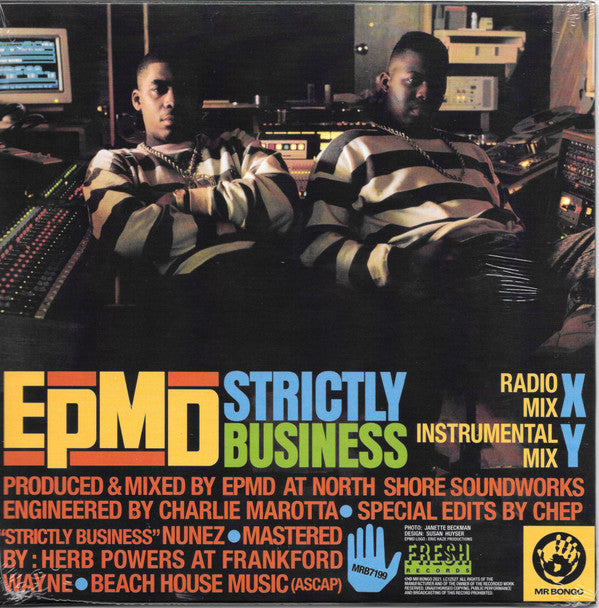 EPMD : Strictly Business (7", Single, RE)