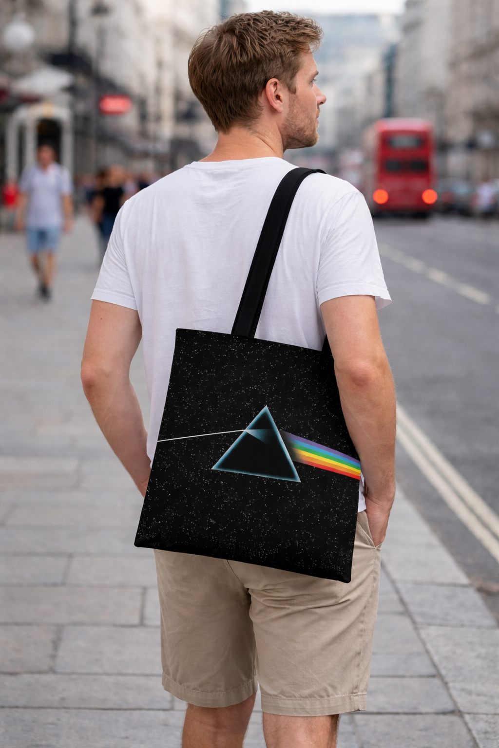 Rocksax Pink Floyd Tragetasche - The Dark Side Of The Moon