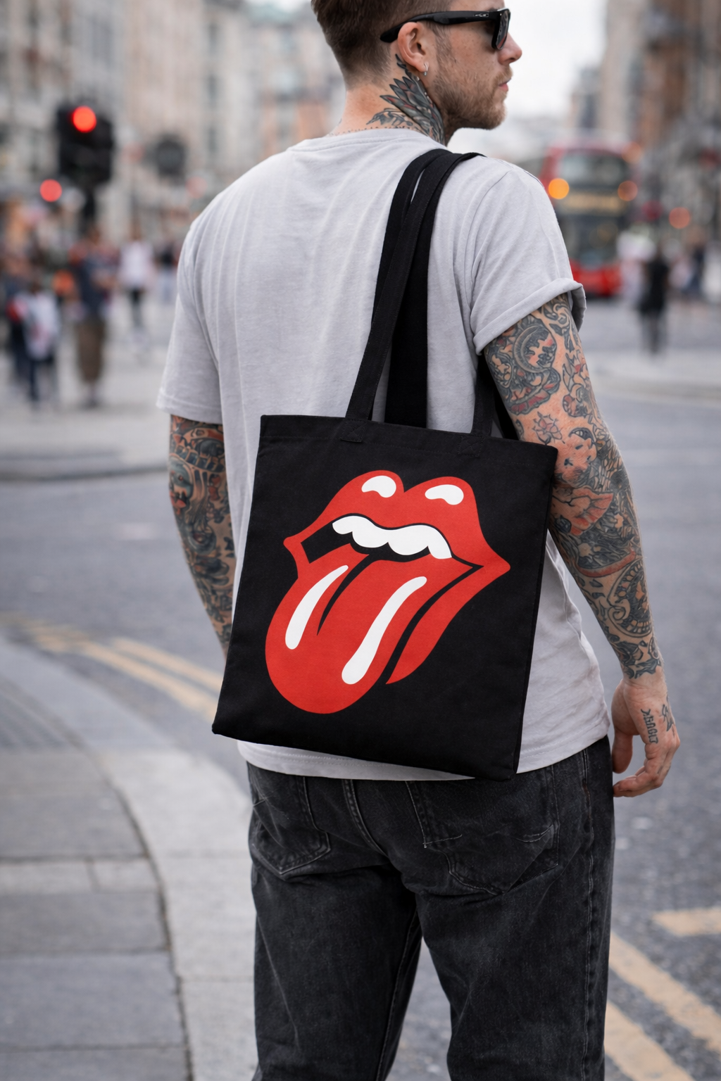 Rocksax The Rolling Stones Tote Bag - Classic Tongue