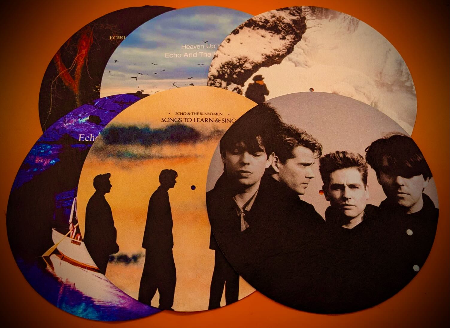 Official Echo & The Bunnymen Vinyl Record Deck Slip-Mats