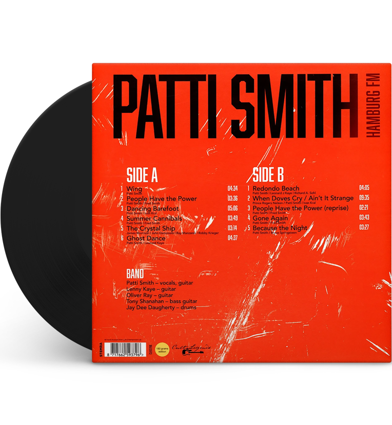 Patti Smith – Live in Hamburg, 1996 (12-Zoll-Album auf 180g Vinyl)