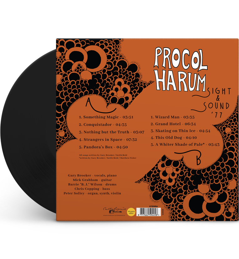 Procol Harum – Sight & Sound ’77 (12-Zoll-Album auf 180g Vinyl)