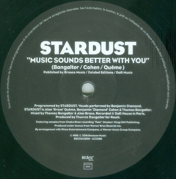 Stardust – Music Sounds Better With You (20th Anniversary Edition) (12") (Mint (M))