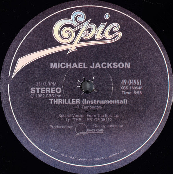 Michael Jackson – Thriller (12") (Mint (M))