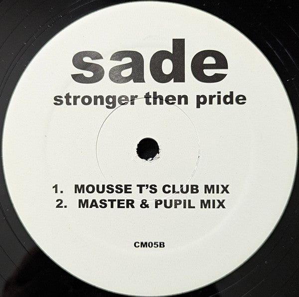 Sade – Stronger Then Pride (House Mixes) (CM 05) (12") (Mint (M))