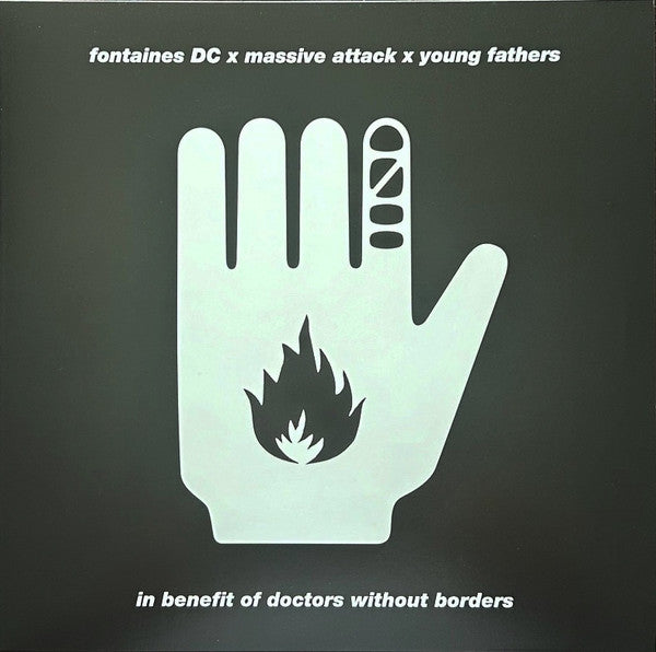 Fontaines DC / Massive Attack / Young Fathers ‎– Ceasefire (Black Sleeve - Red Vinyl) (12") (Mint (M))