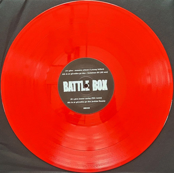Fontaines DC / Massive Attack / Young Fathers ‎– Ceasefire (Black Sleeve - Red Vinyl) (12") (Mint (M))