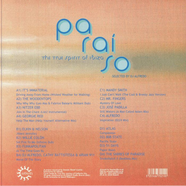 DJ Alfredo – Paraiso (The True Spirit Of Ibiza) (Alfredo/Weatherall/Etc) (2 x LP) (Mint (M))