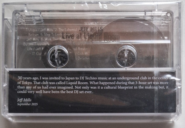 Jeff Mills – Live At Liquid Room (Cassette) (Mint (M))