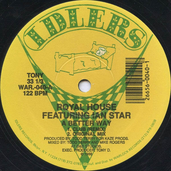 Royal House Featuring Ian Star – A Better Way (12") (Very Good (VG+))