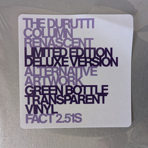 The Durutti Column – Renascent (Deluxe and Limited Edition) (LP) (Mint (M))
