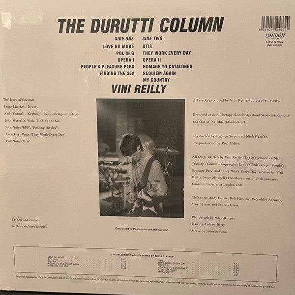 The Durutti Column – Vini Reilly (LP) (Mint (M))