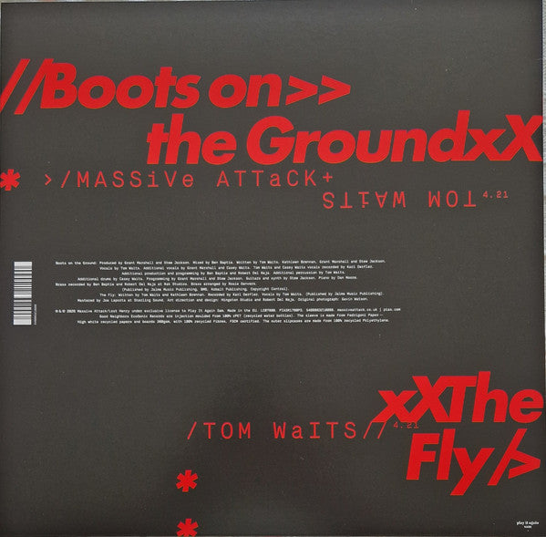 Massive Attack X Tom Waits – Boots On The Ground (12") (Mint (M))