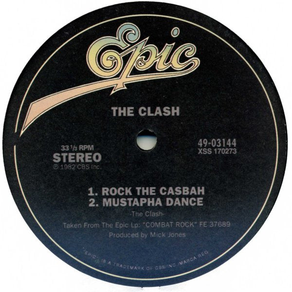 The Clash – Rock The Casbah (12") (Mint (M))