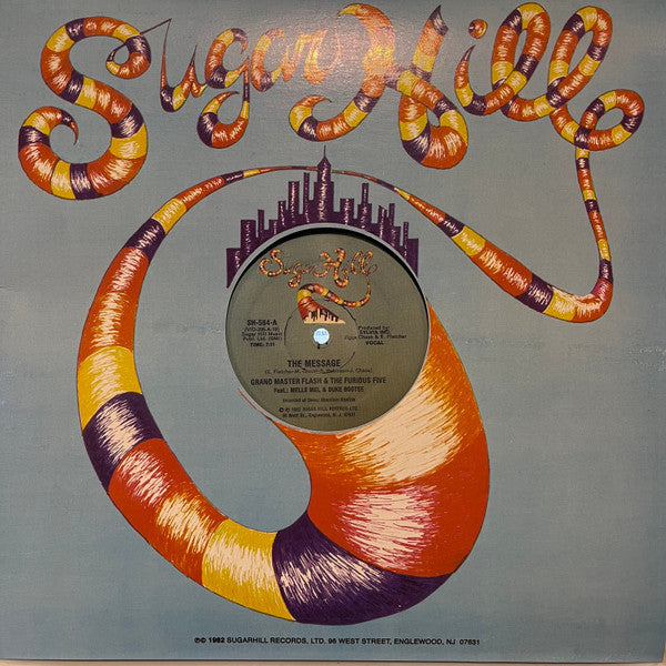 Grand Master Flash & The Furious Five - Feat.: Melle Mel & Duke Bootee – The Message (12") (Mint (M))
