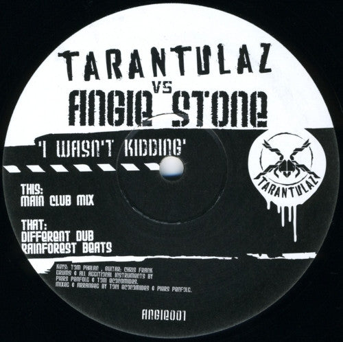 Tarantulaz Vs. Angie Stone – I Wasn't Kidding (12") (Near Mint (NM or M-))