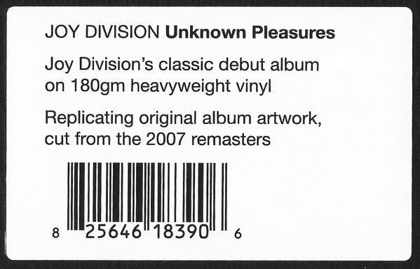 Joy Division – Unknown Pleasures (1 x LP) (Mint (M))