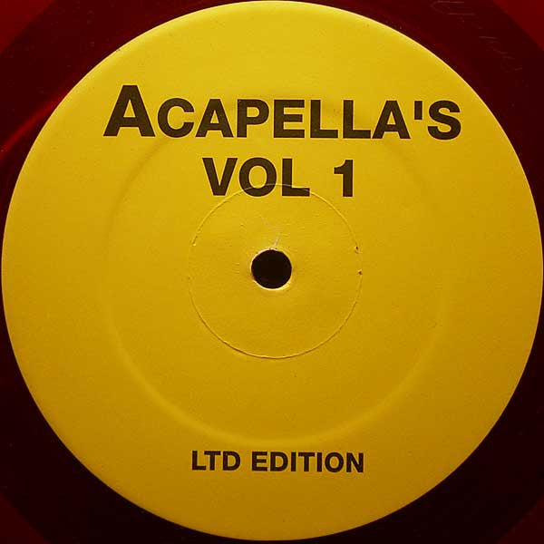 Various – Acapella's Vol 1  (12") (Near Mint (NM or M-))