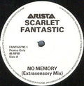 Scarlet Fantastic – No Memory (12") (Very Good Plus (VG+))