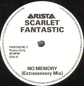 Scarlet Fantastic – No Memory (12") (Very Good Plus (VG+))