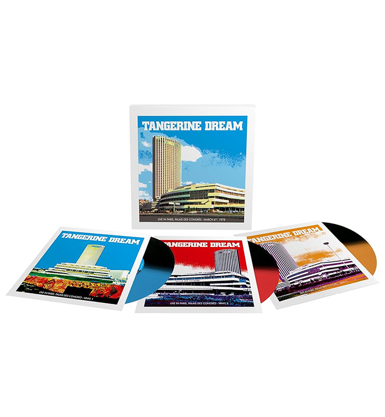 Tangerine Dream – Live in Paris, 6. März 1978 (RSD 2023 Limited Edition 3-LP Box-Set auf geteiltem farbigen Vinyl)