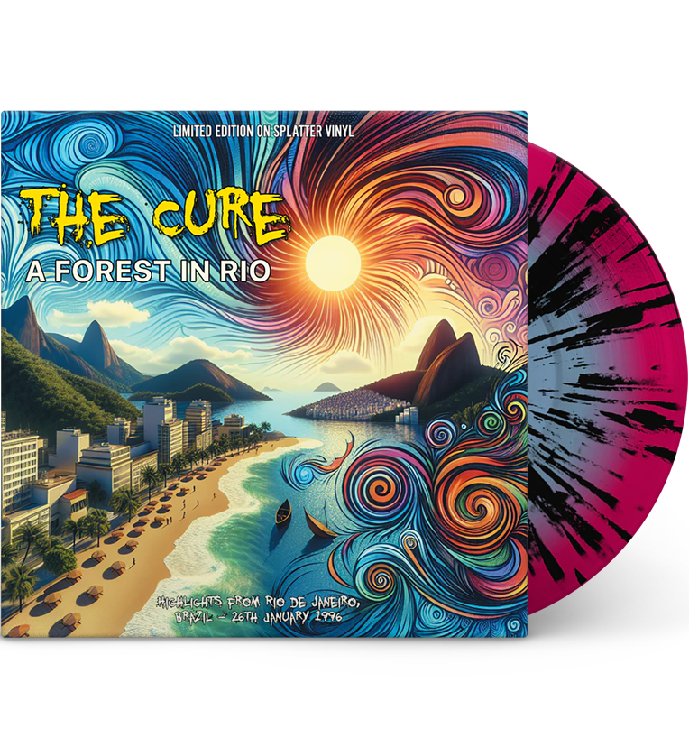 The Cure – A Forest in Rio: Live at the Hollywood Rock Festival, 1996 (Limitierte Auflage 12-Zoll-Album auf Splatter-Vinyl)