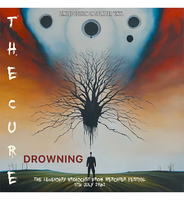 The Cure – Drowning: Live at Rock Werchter Festival, Belgien, 1981 (Limitierte 12-Zoll-Album auf Splatter-Vinyl)
