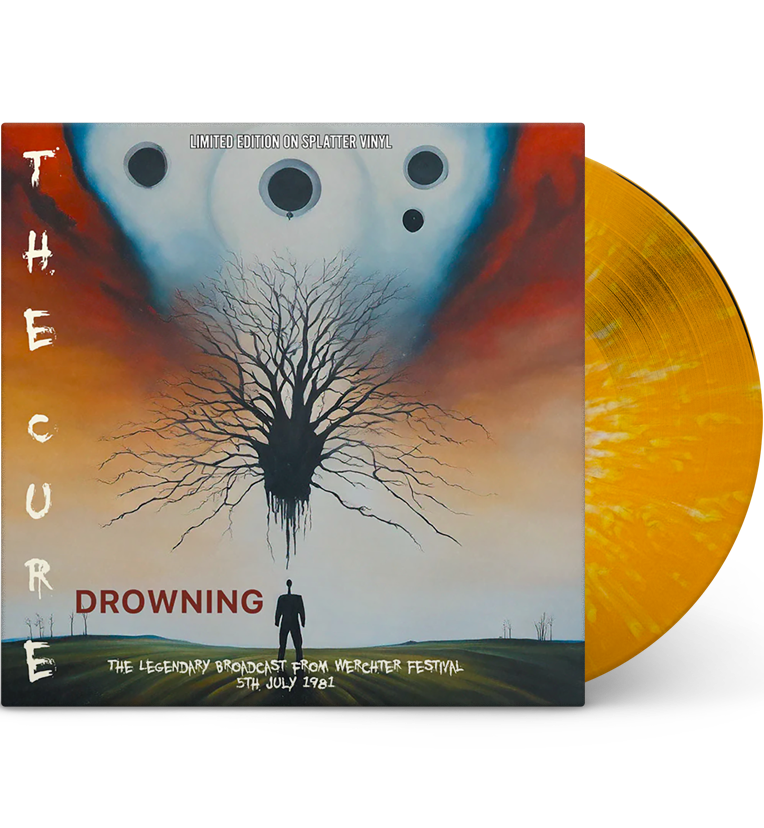 The Cure – Drowning: Live at Rock Werchter Festival, Belgien, 1981 (Limitierte 12-Zoll-Album auf Splatter-Vinyl)