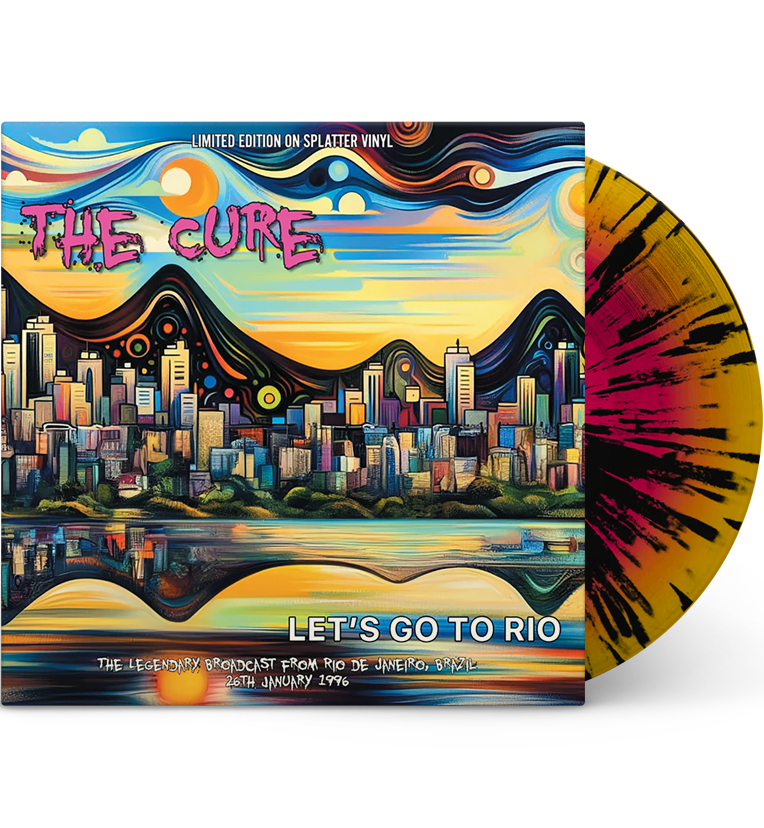 The Cure – Let’s Go to Rio: Live at the Hollywood Rock Festival, 1996 (12-Inch Album on Splatter Vinyl)