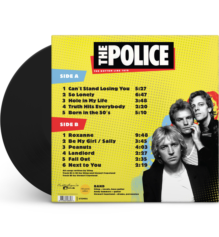 The Police – The Bottom Line 1979 (12-Zoll-Album auf 180g Vinyl)