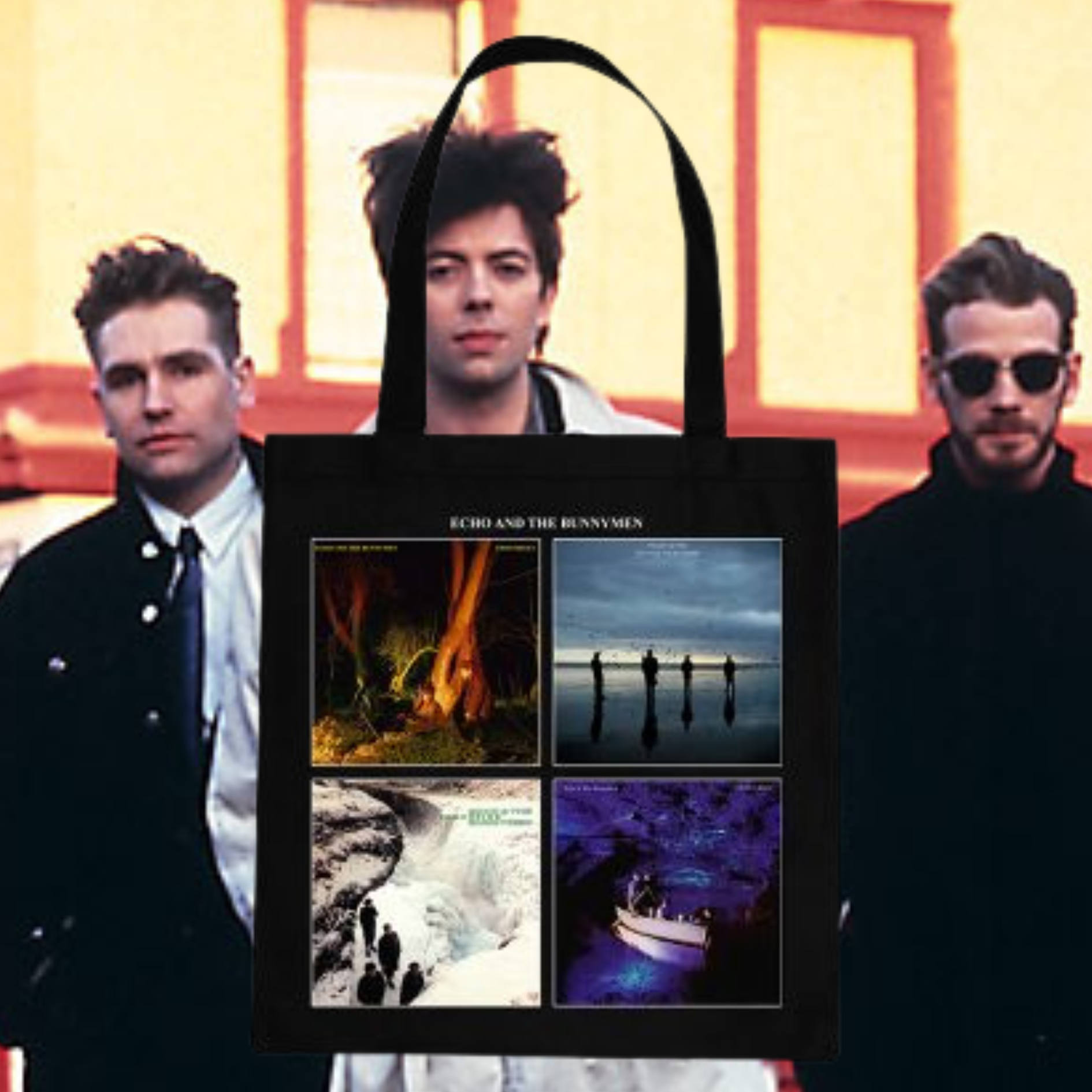 Offizielle Echo & The Bunnymen Albumcover-Einkaufstaschen