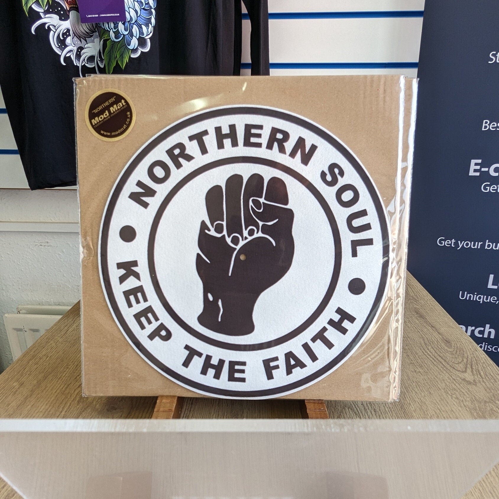 Northern Soul - Keep the Faith Slipmat - 7 & 12 inch LP Vinyl DJ Pro Turntable Slip Mat Record Player