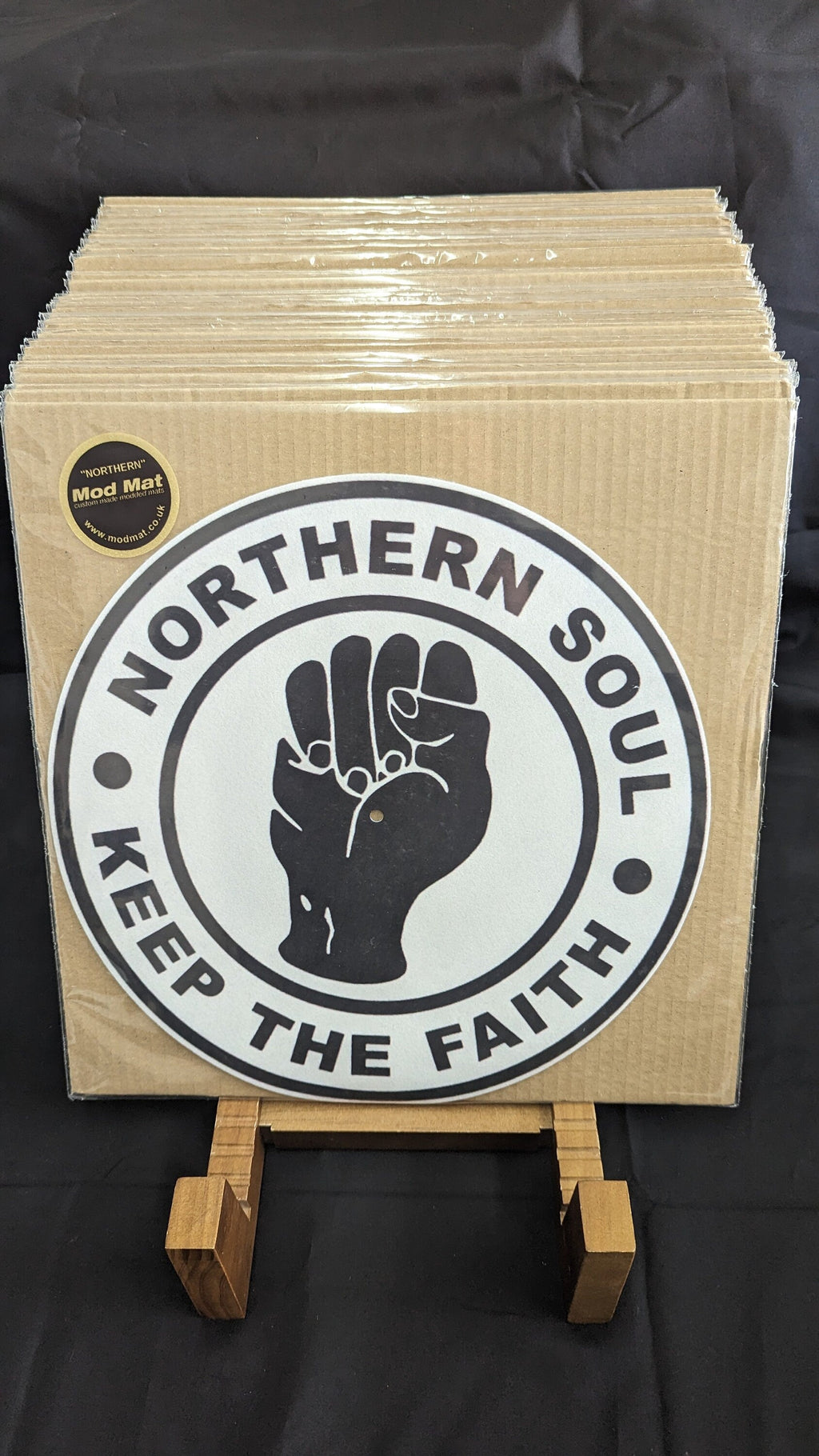 Northern Soul - Keep the Faith Slipmat - 7 & 12 inch LP Vinyl DJ Pro Turntable Slip Mat Record Player