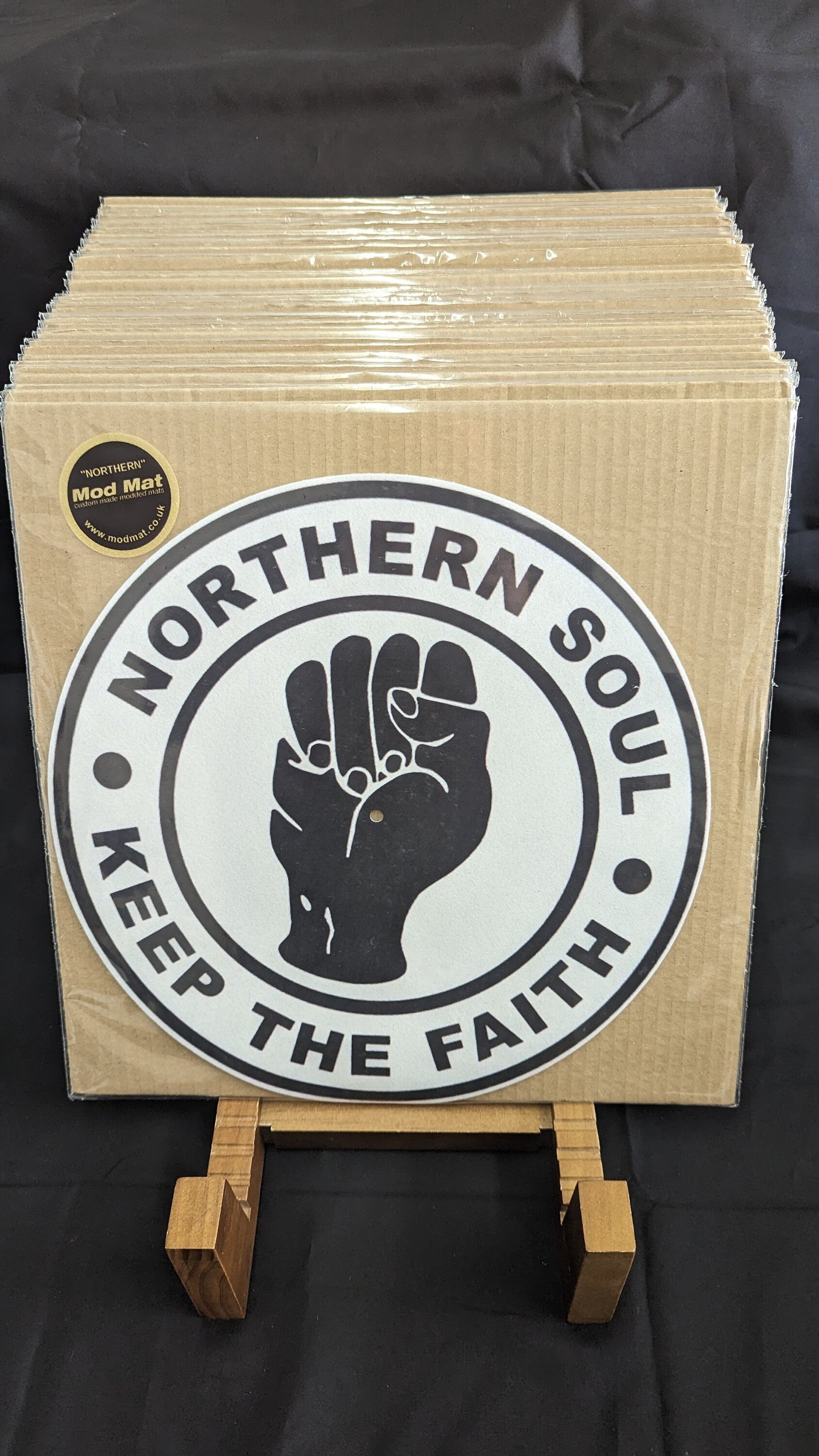Northern Soul - Keep the Faith Slipmat - 7 & 12 inch LP Vinyl DJ Pro Turntable Slip Mat Record Player