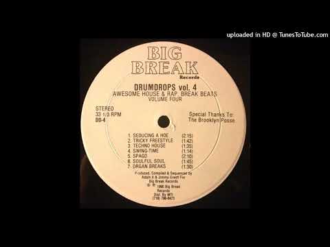 Adam X & Jimmy Crash – Drumdrops Vol. 4 (Essential Break Beats & Loops) (12") (Very Good Plus (VG+))
