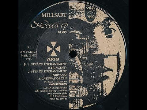 Jeff Mills (Millsart) – Theme From Star Child (Edit) / Step To Enchantment (Stringent) (7" and Magazine) (Mint (M))